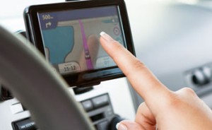 Het gps tracking systeem voor de auto